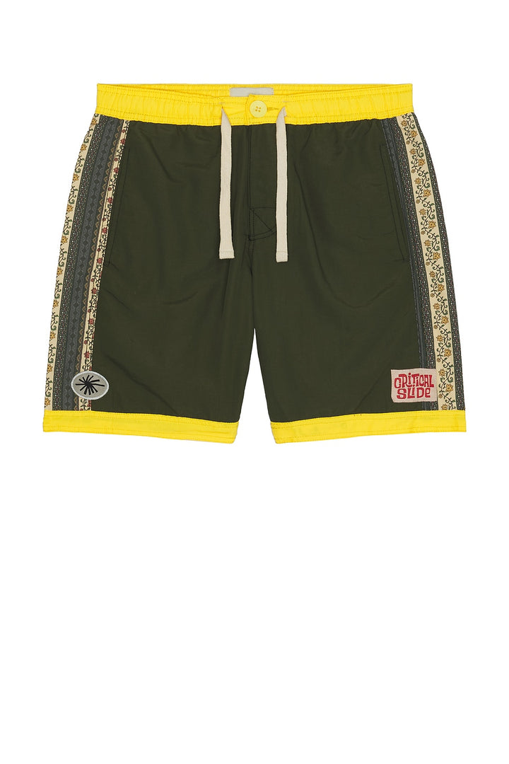 Critical Slide Mendoza Mixed Tape Trunk 16" - Green - Sun Diego Boardshop