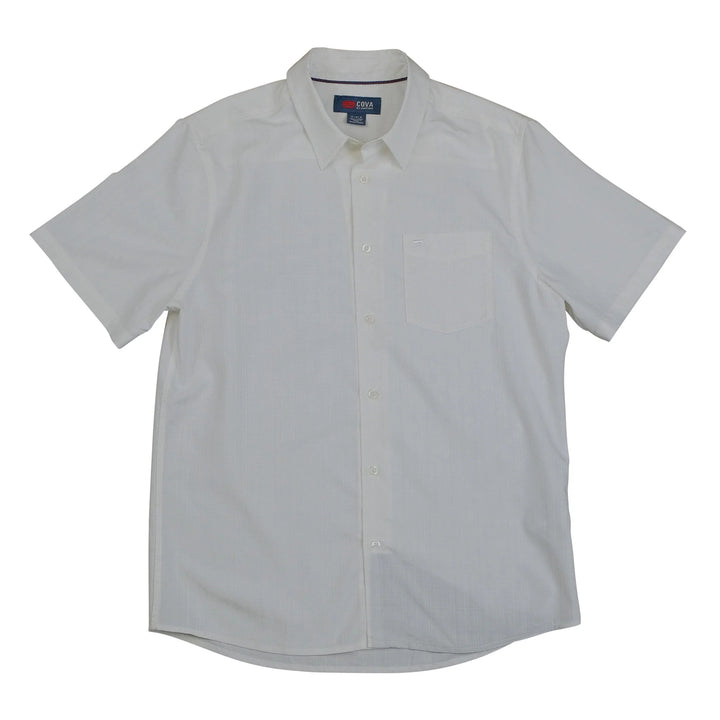 Cova Men's Bbq Ss Woven Shirt - White - Sun Diego Boardshop