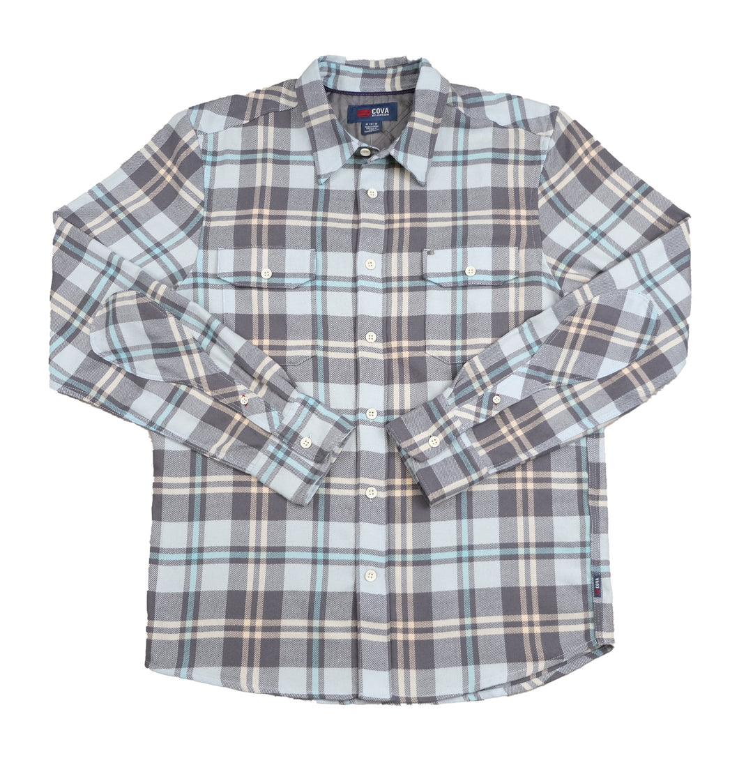 Cova Elbow Grease Woven Shirt - Ice Blue - Sun Diego Boardshop