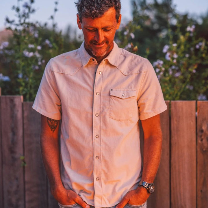 Cova Men's Dapper Woven Shirt - Antartica Grey - Sun Diego Boardshop
