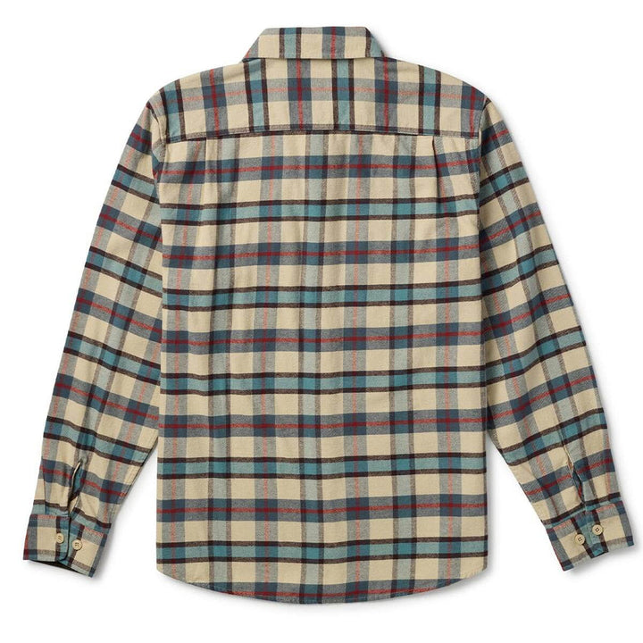 Seager Calico Flannel - Cream Plaid