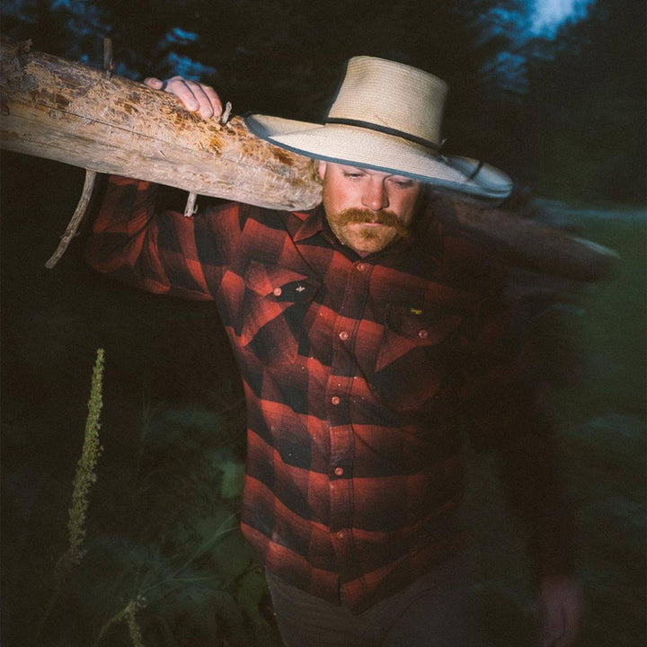 Seager Calico Flannel - Red Rock Plaid