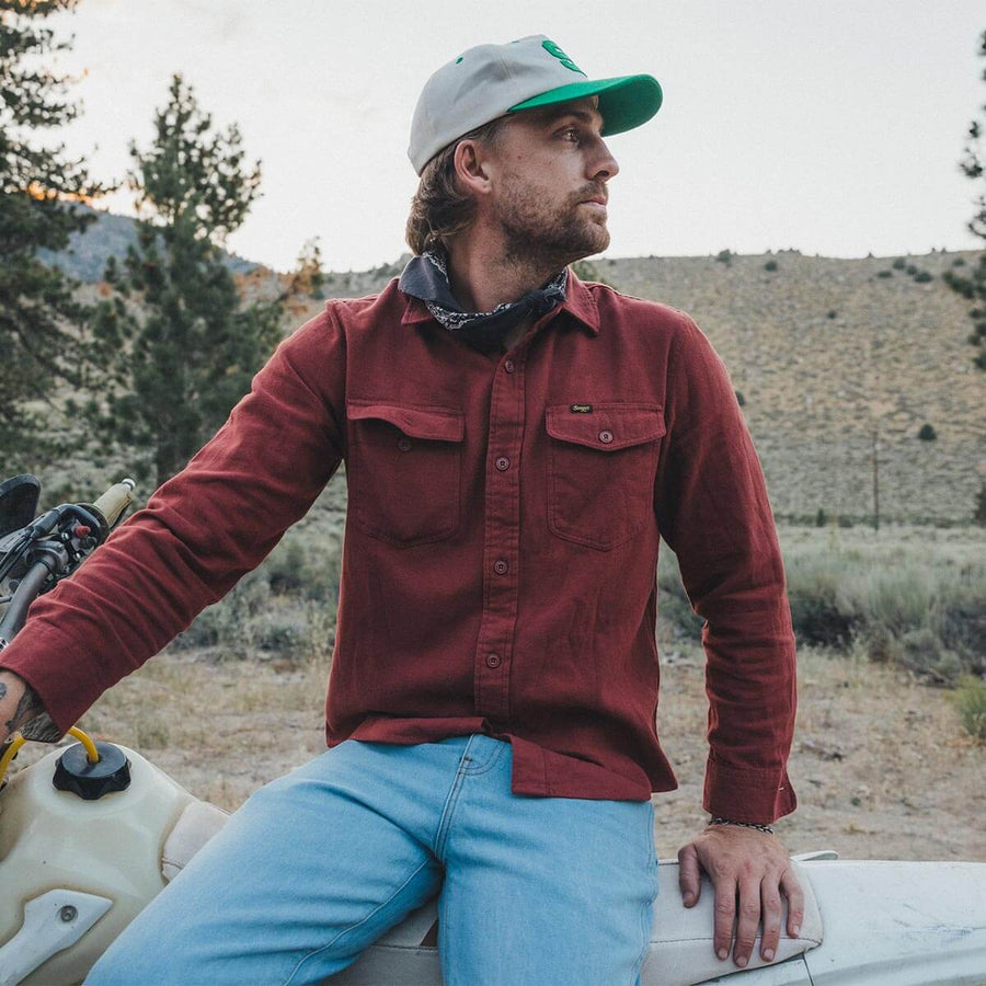 Seager Calico Flannel - Red Rock