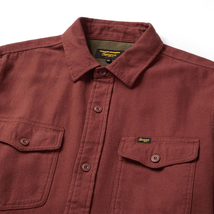 Seager Calico Flannel - Red Rock