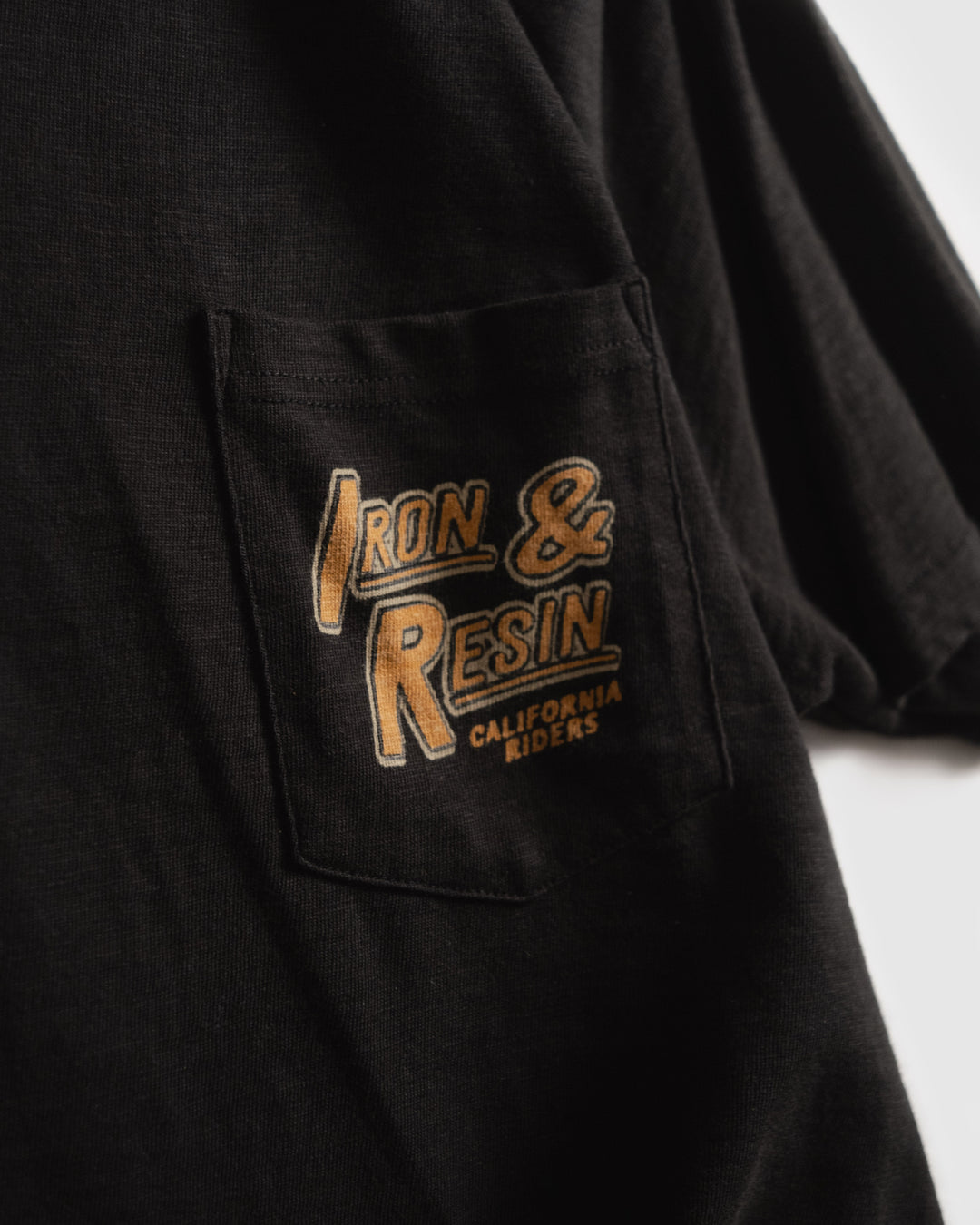 Iron & Resin California Riders Pocket Tee - BLACK - Sun Diego Boardshop