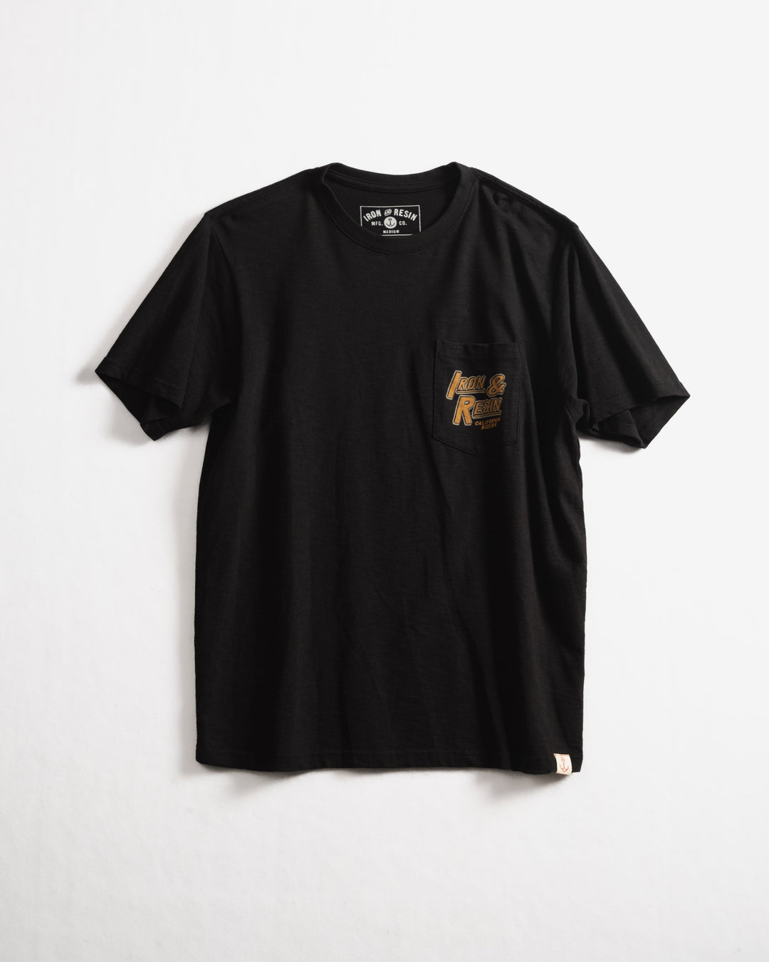 Iron & Resin California Riders Pocket Tee - BLACK - Sun Diego Boardshop