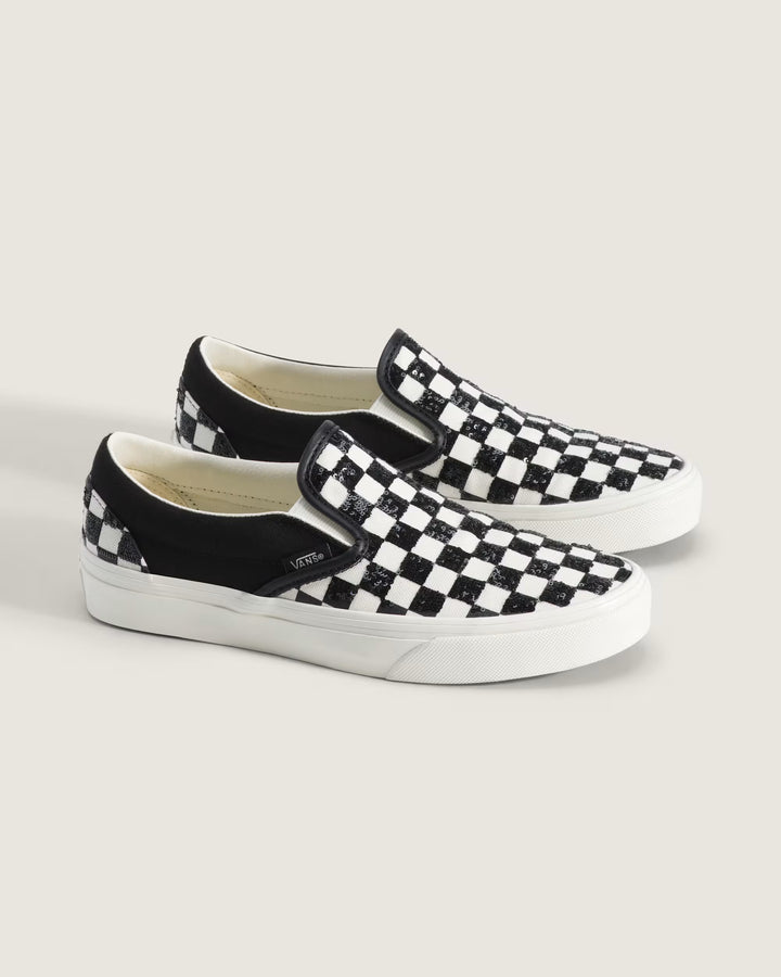Vans Women's Classic Slip-On Checkerboard Shoe - Checkerboard - Sun Diego Boardshop