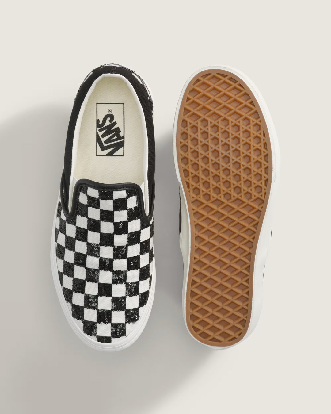 Vans Women's Classic Slip-On Checkerboard Shoe - Checkerboard - Sun Diego Boardshop