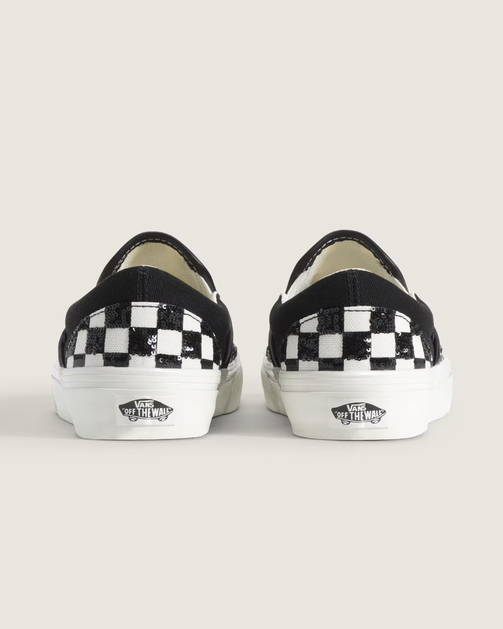 Vans Women's Classic Slip-On Checkerboard Shoe - Checkerboard - Sun Diego Boardshop
