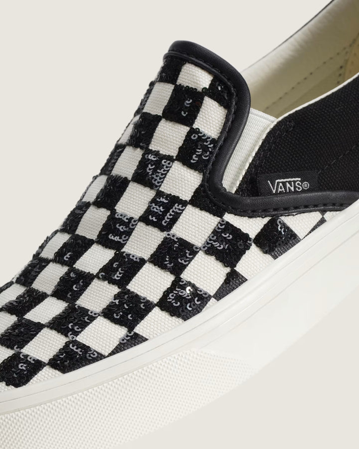Vans Women's Classic Slip-On Checkerboard Shoe - Checkerboard - Sun Diego Boardshop