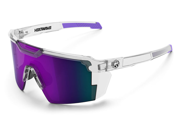 Heat Wave Visual Future Tech Sunglasses- Clear Frame/Ultra Violet - Sun Diego Boardshop
