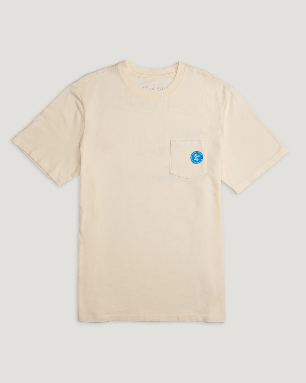 Free Fly Men's Cold Ones Pocket Tee - Bone - Sun Diego Boardshop