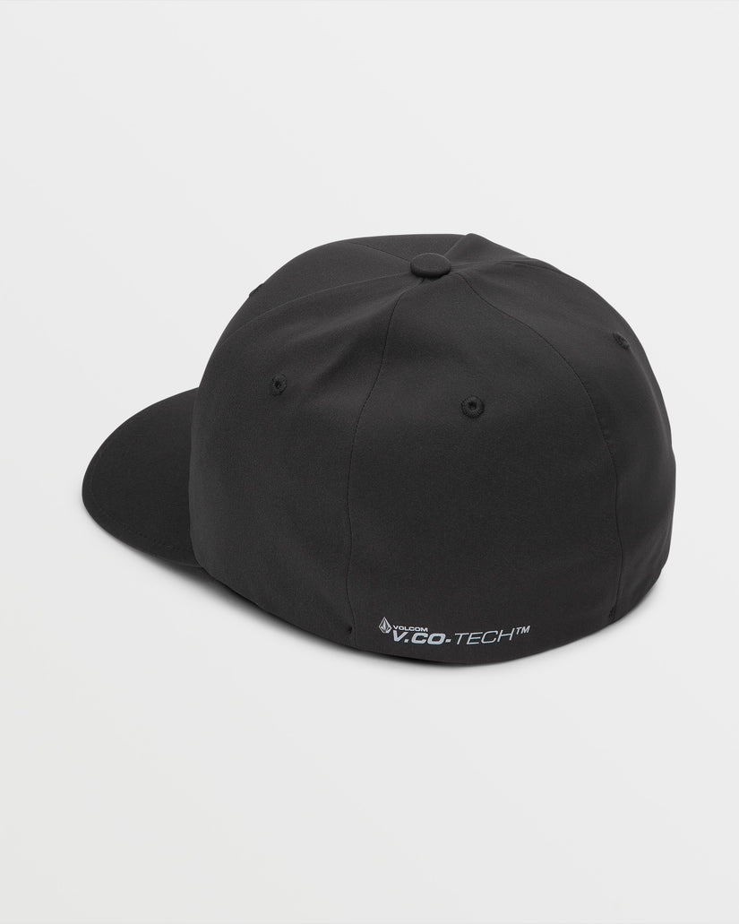 Volcom Stone Tech Flexfit Delta Hat - BLACK - Sun Diego Boardshop