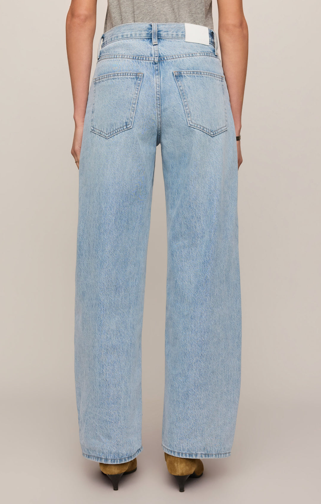 Z-Supply Women's The Show Off High-Rise Bowed Denim - Indigo Bloom - Sun Diego Boardshop