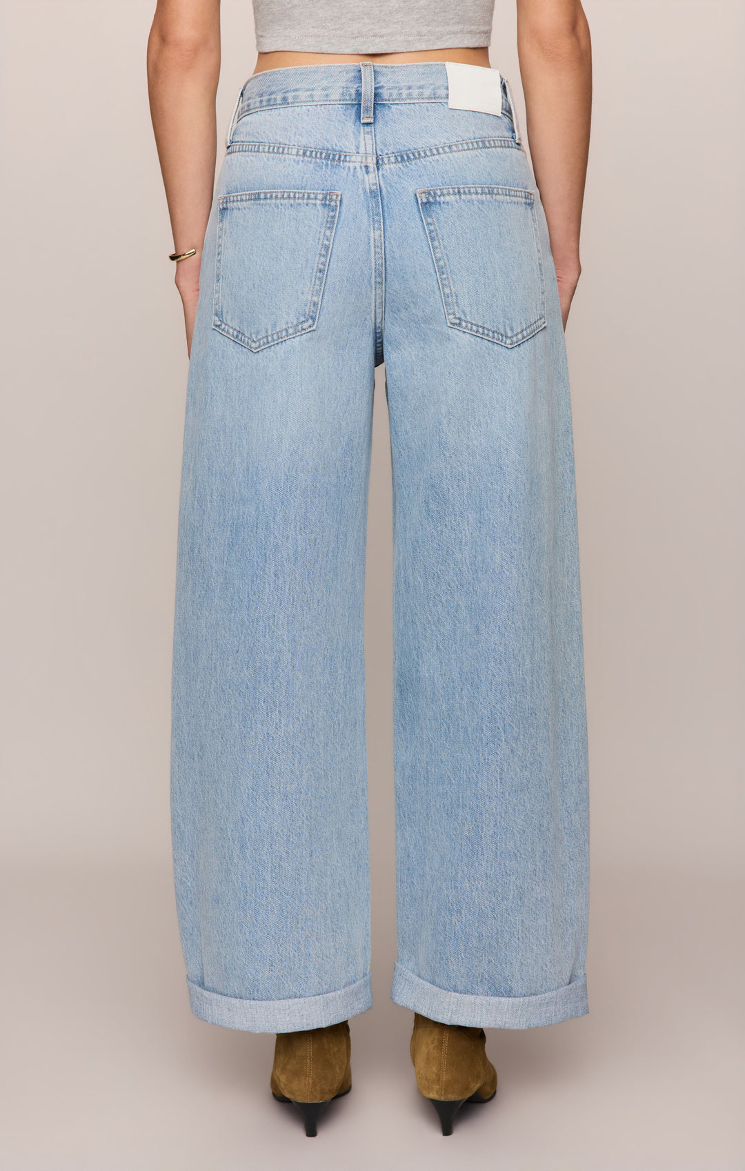 Z-Supply Women's The Show Off High-Rise Bowed Denim - Indigo Bloom - Sun Diego Boardshop