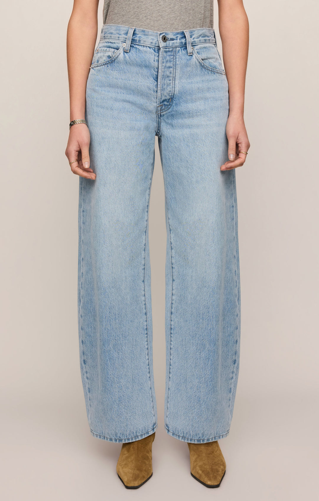 Z-Supply Women's The Show Off High-Rise Bowed Denim - Indigo Bloom - Sun Diego Boardshop