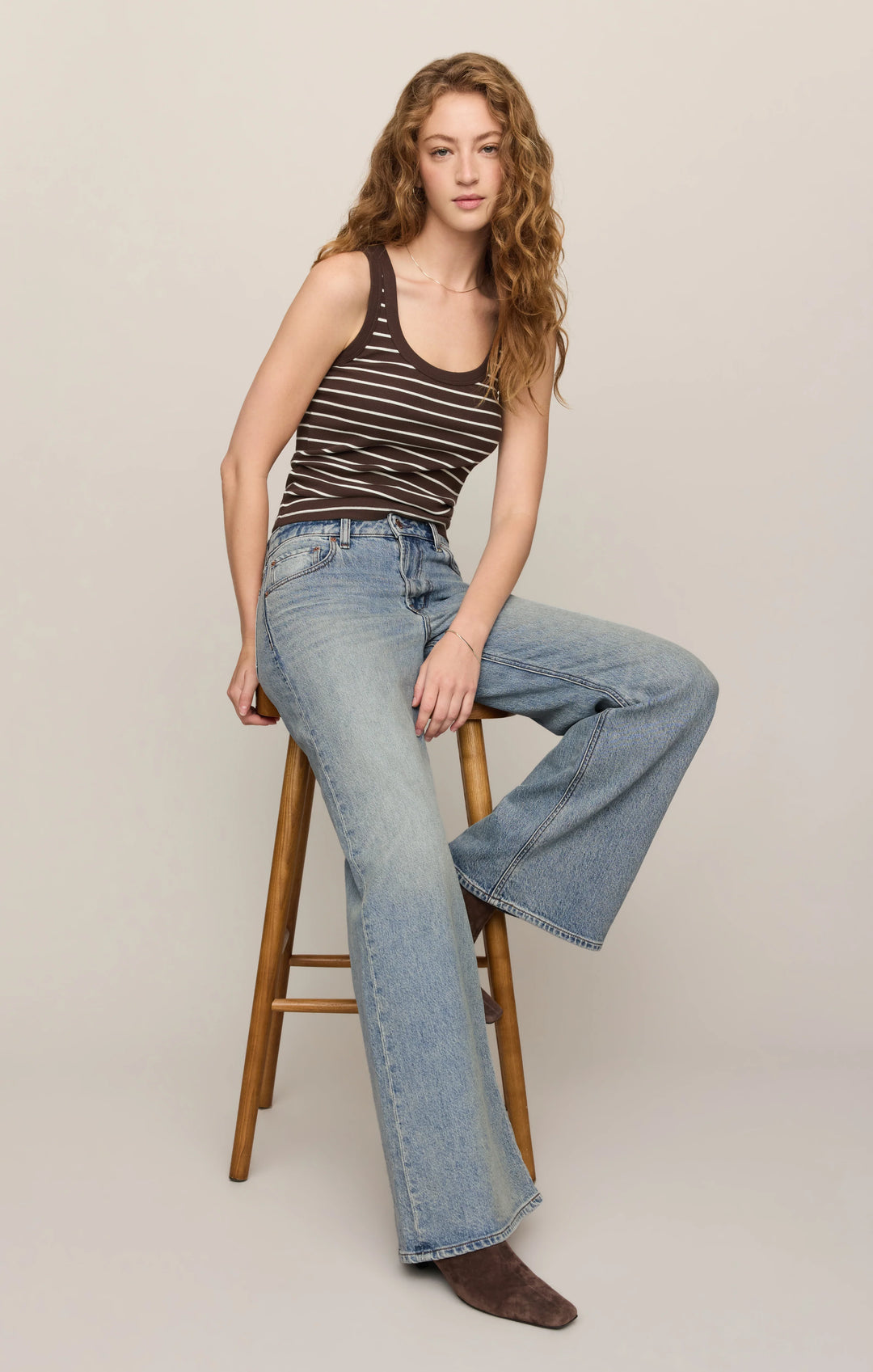 Z-Supply Women's The Stunner Mid-Rise Wide Denim - Downtown - Sun Diego Boardshop