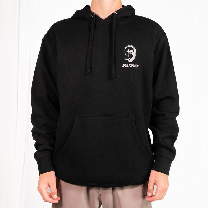 Instinct Overspray Tube Rider Hoodie - Black - Sun Diego Boardshop