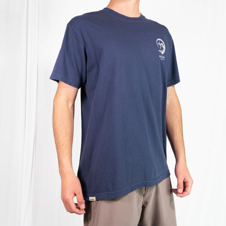 Instinct Painted Tube Rider Tee - Navy - Sun Diego Boardshop