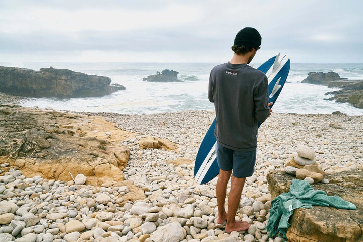 Rhythm Larry Vintage Long Sleeve T-Shirt - Vintage Black