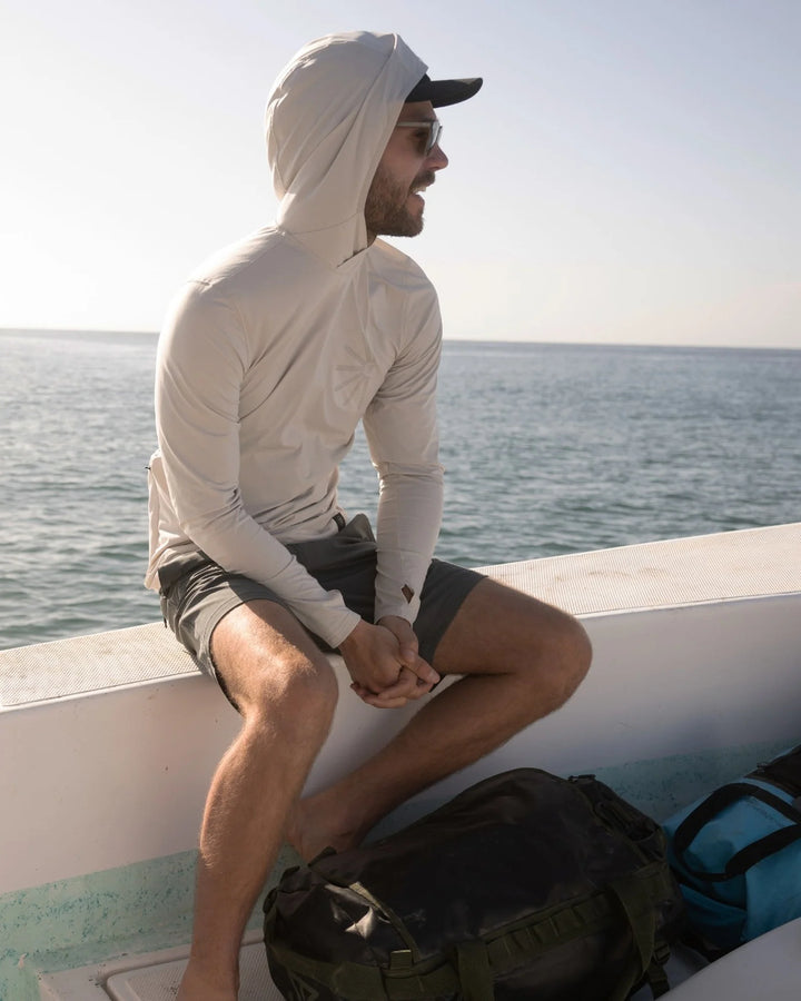 Roark Men's Venture UPF Hoodie - Off White Wwh - Sun Diego Boardshop