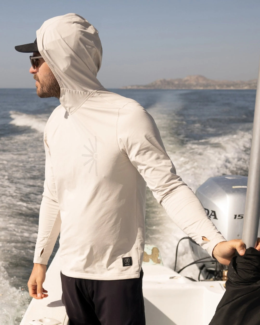 Roark Men's Venture UPF Hoodie - Off White Wwh - Sun Diego Boardshop