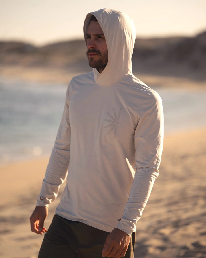 Roark Men's Venture UPF Hoodie - Off White Wwh - Sun Diego Boardshop