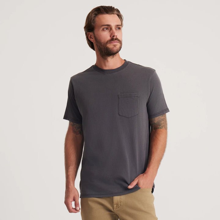Roark Men's Made To Fade Short Sleeve Tee - Washed Black