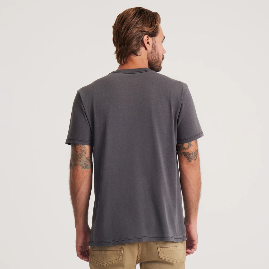 Roark Men's Made To Fade Short Sleeve Tee - Washed Black