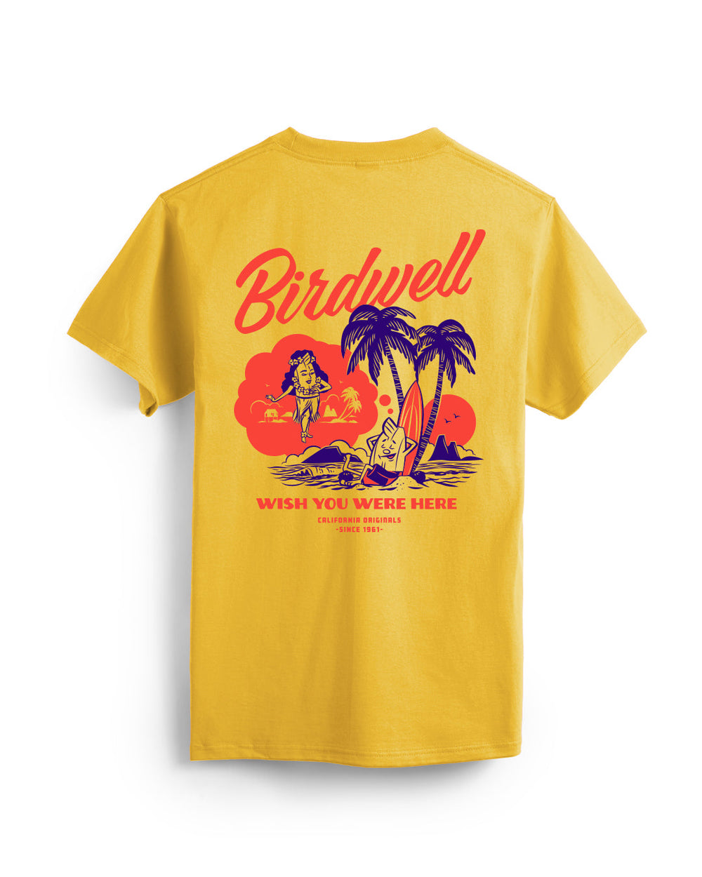 Birdwell Daydreamin' Birdie T-Shirt - Gold - Sun Diego Boardshop