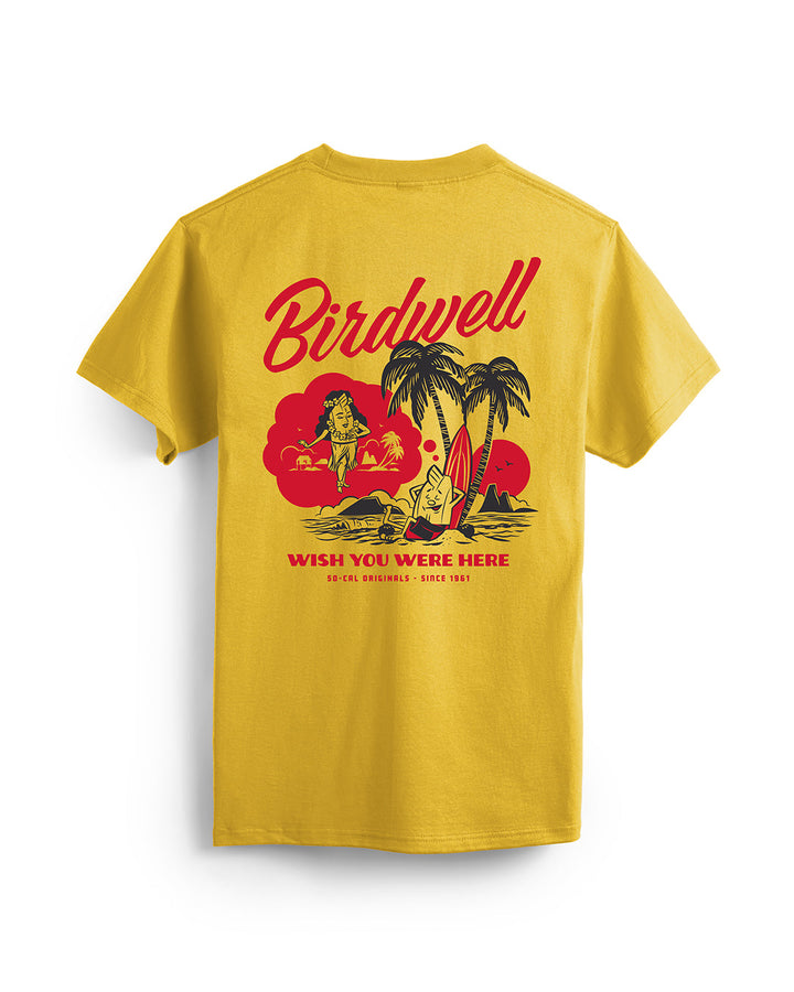 Birdwell 
DAYDREAMIN' BIRDIE T-SHIRT - GOLD - Sun Diego Boardshop