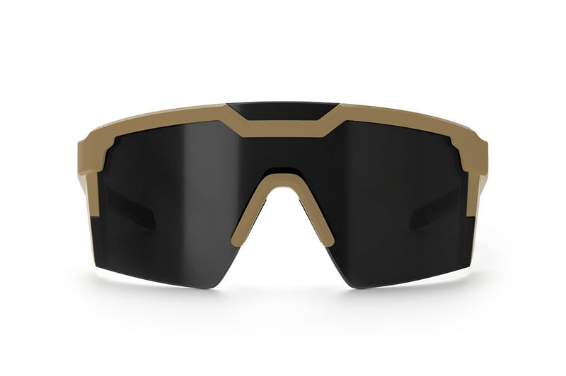 Heat Wave Visual Future Tech Sunglasses Z87+ - TAN FRAME/BLACK LENS - Sun Diego Boardshop