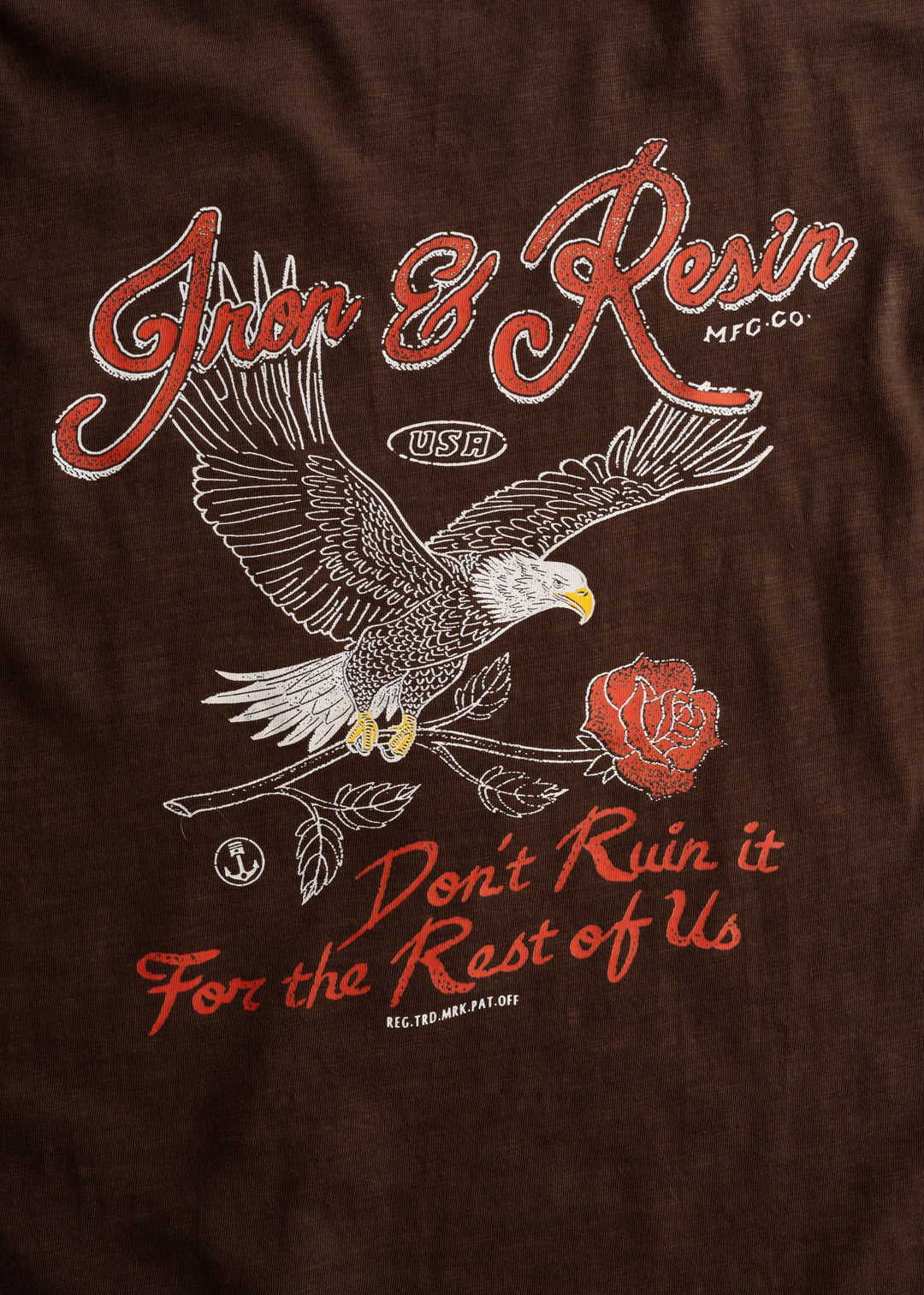 Iron & Resin Men's Don't Ruin It Tee - Brown