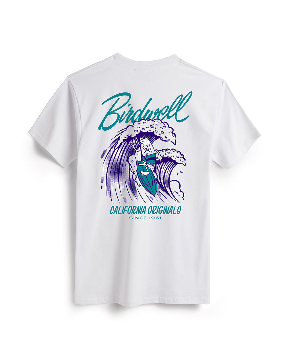 Birdwell Drop In T-Shirt - White - Sun Diego Boardshop