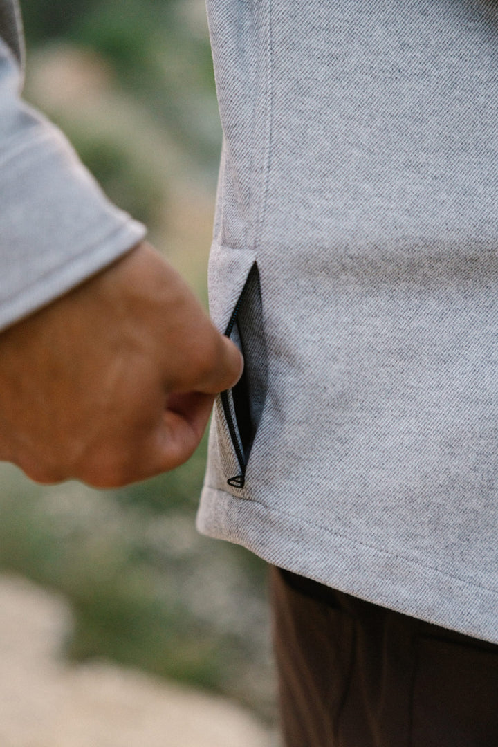 686 Men's Whisper Knit Flannel - Oatmeal - Sun Diego Boardshop