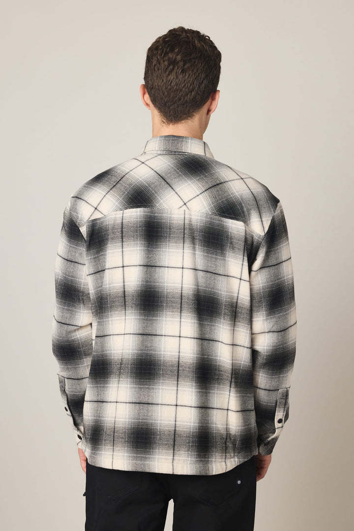 686 Men's Heat Grid Flannel - Limestone - Sun Diego Boardshop