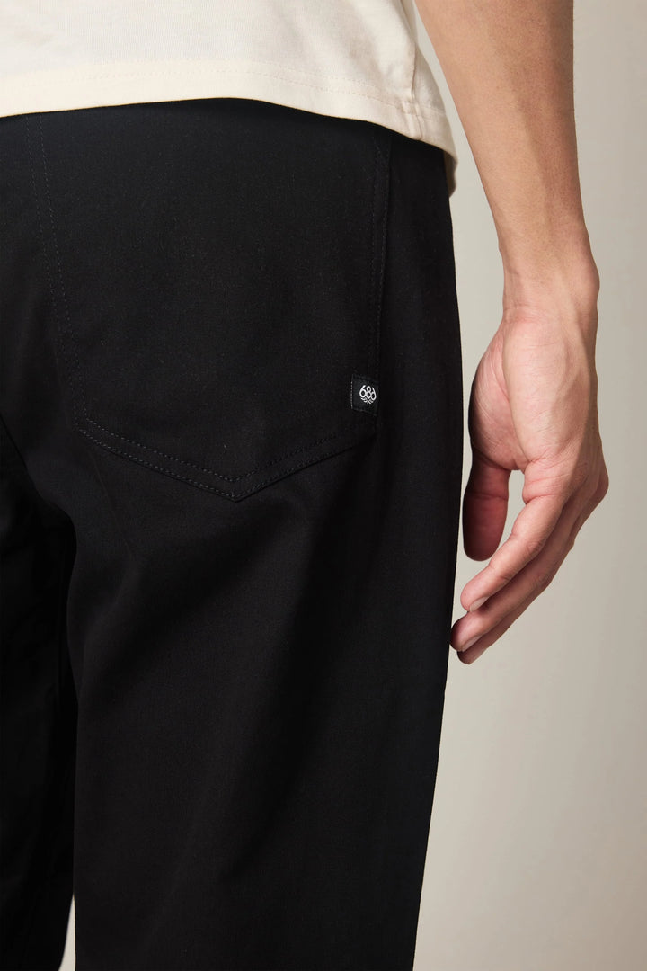 686 Men's Everywhere Standard Relaxed Fit Pant - Black - Sun Diego Boardshop