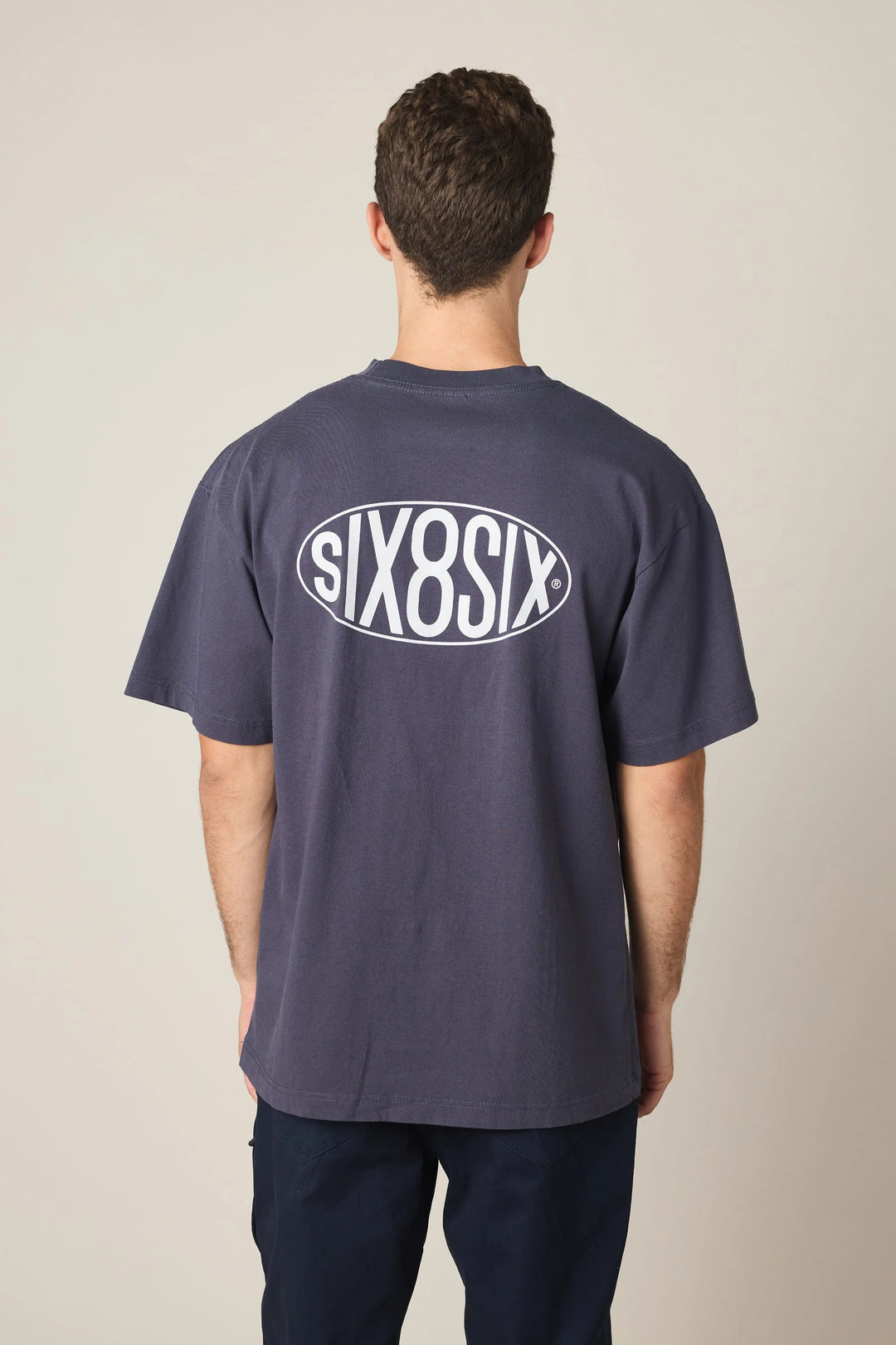 686 Men's 92 Relaxed S/S Tee - Navy - Sun Diego Boardshop