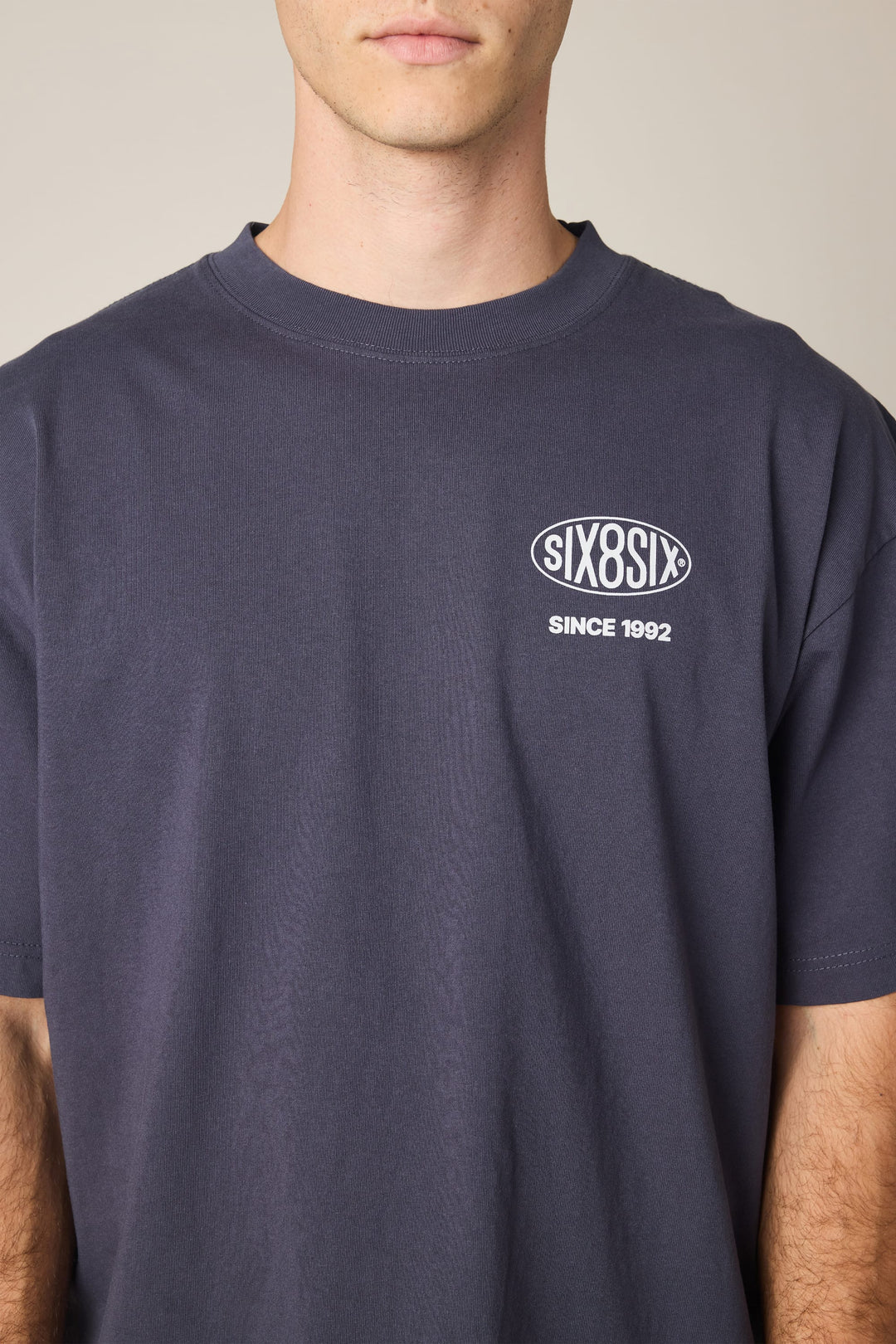 686 Men's 92 Relaxed S/S Tee - Navy - Sun Diego Boardshop