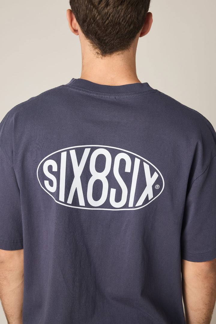 686 Men's 92 Relaxed S/S Tee - Navy - Sun Diego Boardshop