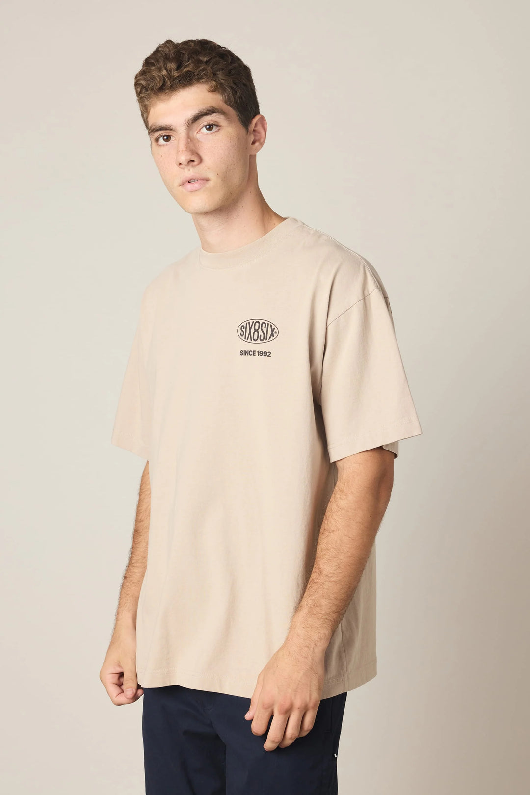 686 Men's 92 Relaxed S/S Tee - Tan - Sun Diego Boardshop