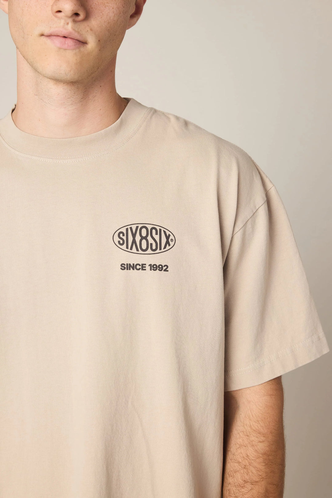 686 Men's 92 Relaxed S/S Tee - Tan - Sun Diego Boardshop