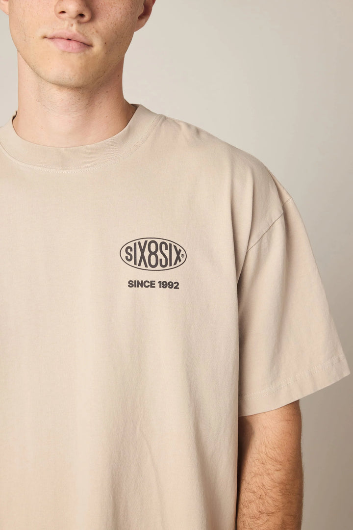 686 Men's 92 Relaxed S/S Tee - Tan - Sun Diego Boardshop