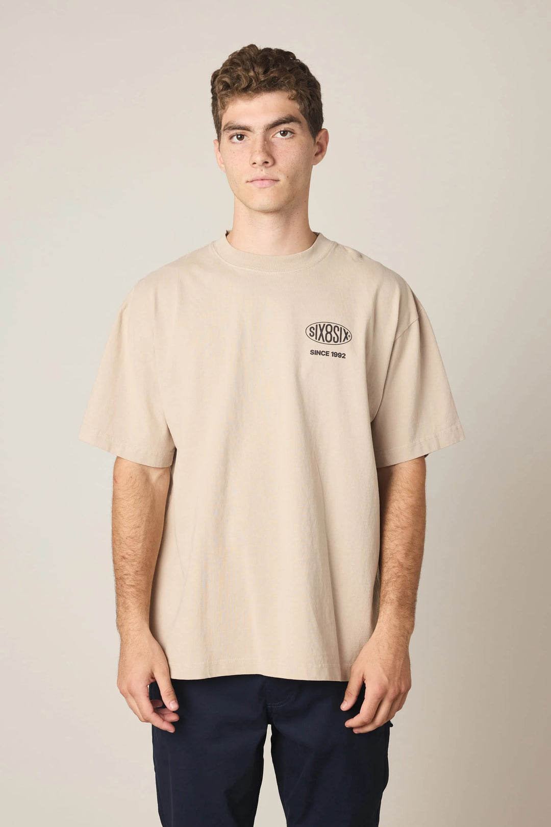686 Men's 92 Relaxed S/S Tee - Tan - Sun Diego Boardshop