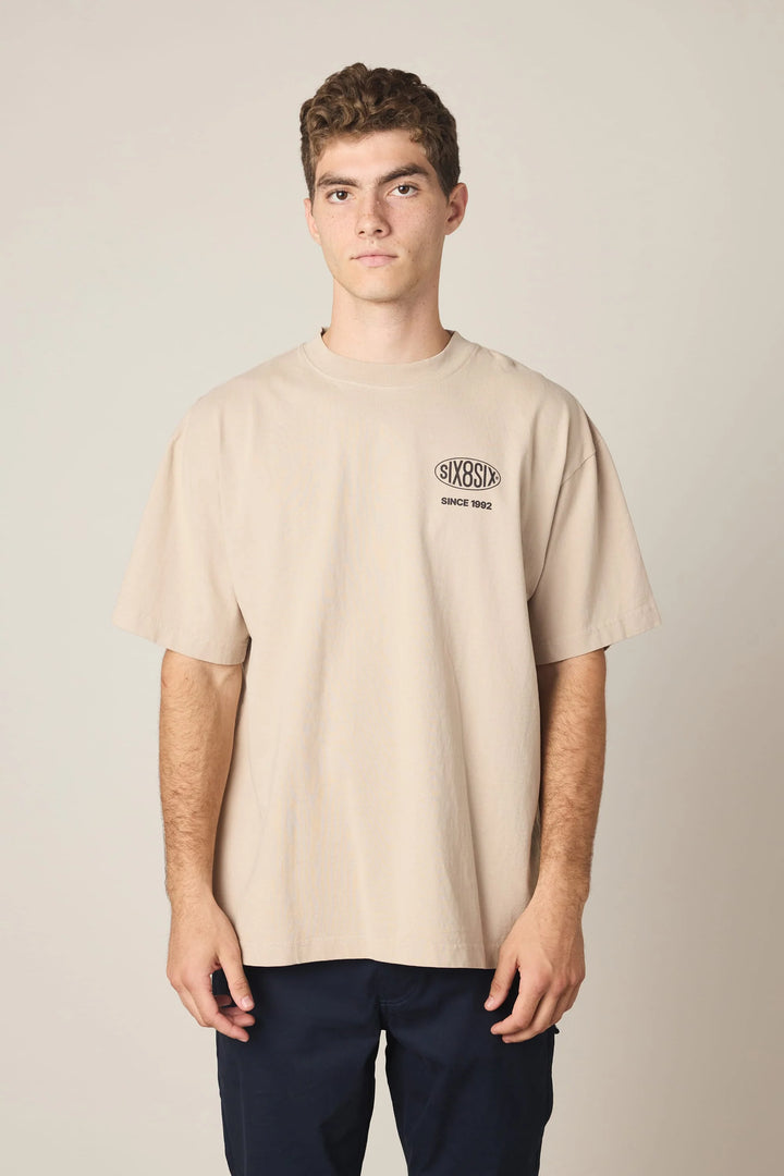 686 Men's 92 Relaxed S/S Tee - Tan - Sun Diego Boardshop