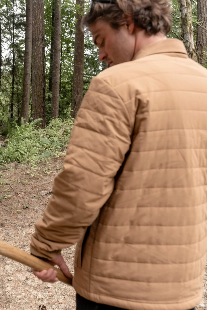 686 Men's Thermaldry Insulated Shacket - Caramel - Sun Diego Boardshop