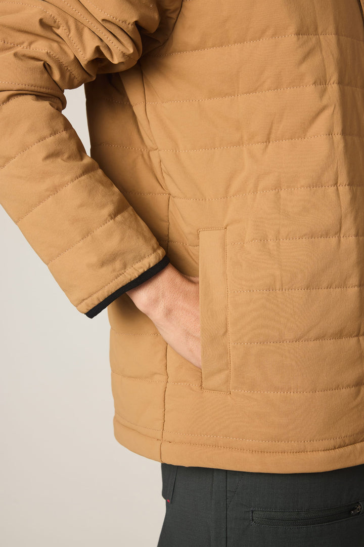 686 Men's Thermaldry Insulated Shacket - Caramel - Sun Diego Boardshop