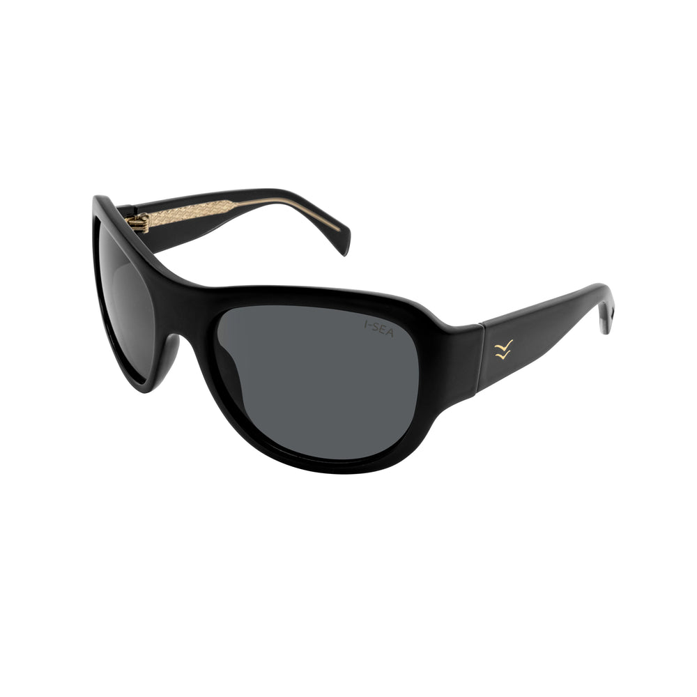 I-Sea Elsa Sunglasses - Black/Smoke Polarized - Sun Diego Boardshop