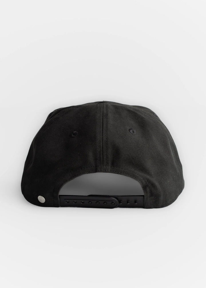 Iron & Resin Men's Eagle Hat - Black