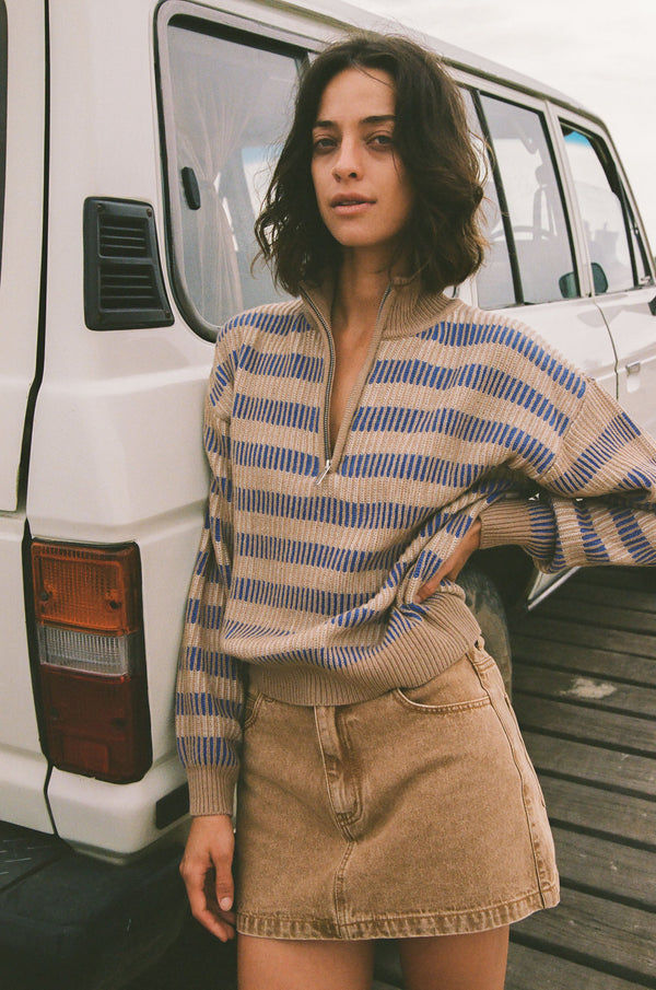 Rhythm Ruby Mini Skirt - Washed Sand - Sun Diego Boardshop